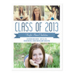 Proud Banner Graduation Announcement/Invitation postcards