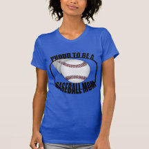 Proud Baseball Mom Men's Women's Fine Jersey T-shirt