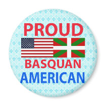 Proud Basquan American Fridge Magnet