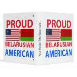 Proud Belarusian American binders