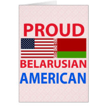 Proud Belarusian American Greeting Cards