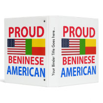 Proud Beninese American 3 Ring Binder