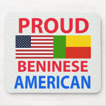 Proud Beninese American Mousepad