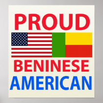 Proud Beninese American Poster