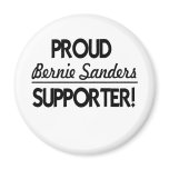 Proud Bernie Sanders Supporter! Refrigerator Magnets