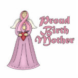 Proud Birth Mother Angel Design Photo Cutout