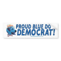 Proud Blue Dog Democrat! bumper stickers