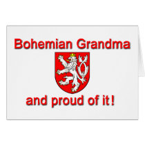 Proud Bohemian Grandma cards