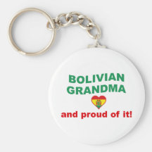 Proud Bolivian Grandma Key Chain