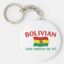 Proud Bolivian Keychain
