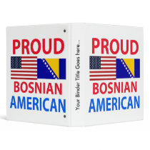 Proud Bosnian American Binders