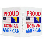 Proud Bosnian American binders