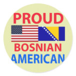 Proud Bosnian American stickers