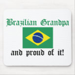 Proud Brazilian Grandpa Mouse Pads