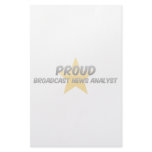 Proud Broadcast News Analyst Stationery