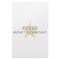 Proud Budget Accountant Stationery Design