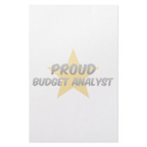 Proud Budget Analyst Stationery Paper