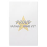 Proud Budget Analyst Stationery Paper