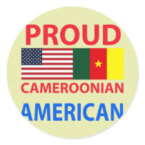 Proud Cameroonian American Sticker