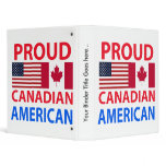 Proud Canadian American binders