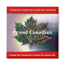 Proud Canadian magnets by avisnoelledesigns Proud Canadian magnets
