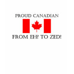 proud canadian t shirt