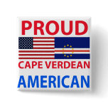 Proud Cape Verdean American buttons
