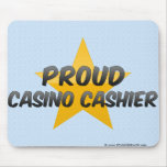 Proud Casino Cashier Mouse Pads