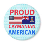 Proud Caymanian American Fridge Magnets
