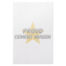 Proud Cement Mason Custom Stationery