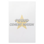 Proud Cement Mason Custom Stationery