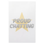 Proud Chatting Custom Stationery