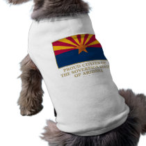 Proud Citizen of Arizona pet clothing by rightleaning Proud Citizen of Arizona pet clothing