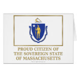Proud Citizen of Massachusetts Card