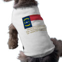 Proud Citizen of North Carolina pet clothing