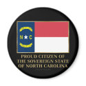 Proud Citizen of North Carolina magnets