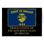 Proud Citizen of  Oregon Card