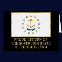 Proud Citizen of Rhode Island cards