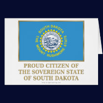Proud Citizen of South Dakota cards