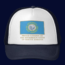 Proud Citizen of South Dakota hats