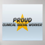 Proud Clinical Social Worker Poster