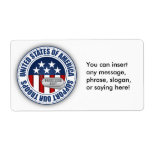 Proud Coast Guard Aunt Shipping Label