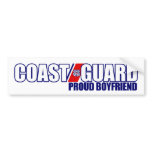 Proud Coast Guard Boyfriend Bumper Sticker