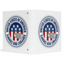 Proud Coast Guard Brother 3 Ring Binder