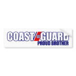 Proud Coast Guard Brother Bumper Stickers