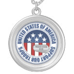 Proud Coast Guard Dad Pendant