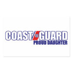 Proud Coast Guard Daughter Sticker
