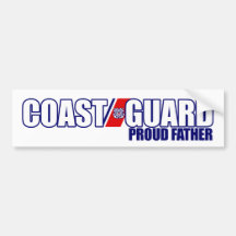 Proud Coast Guard Father Bumper Sticker