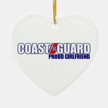 Proud Coast Guard Girlfriend Ornament