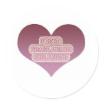 Proud Coast Guard Girlfriend Round Stickers